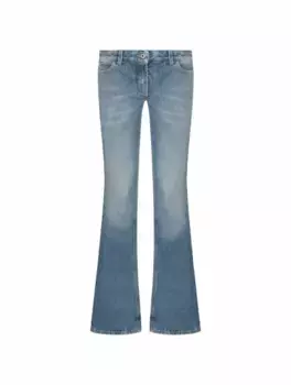 Джинсы клеш Arrows Off-White, синий