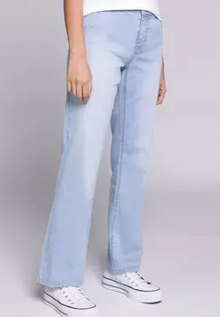 Джинсы-клеш Gina, светло-синий