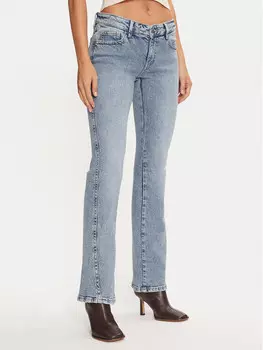 Джинсы клеш Gina Tricot, синий