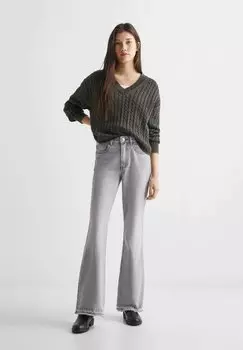 Джинсы клеш Greyfl Mango, цвет denim grey