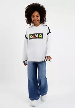 Джинсы-клеш Gulliver, синий деним