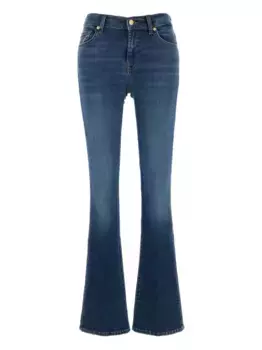 Джинсы-клеш Illusion stretch 7 For All Mankind, синий