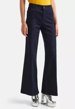 Джинсы-клеш In Stretch United Colors of Benetton, синий