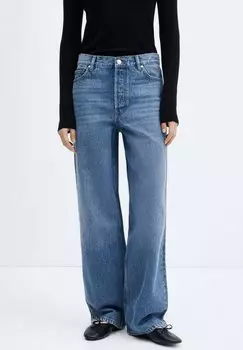 Джинсы-клеш Massy Mango, цвет medium blue