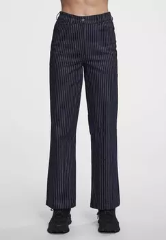 Джинсы-клеш MIT WEITEM BEIN Pieces, темно-синий