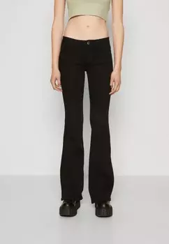 Джинсы-клеш Onlhella Low Retro ONLY, цвет black denim