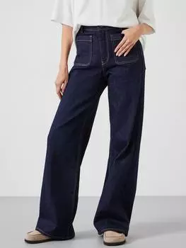 Джинсы - клеш от rowan HUSH, цвет Blue Rinse Wash