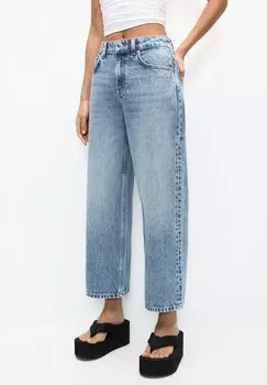 Джинсы-клеш PULL&BEAR, синие