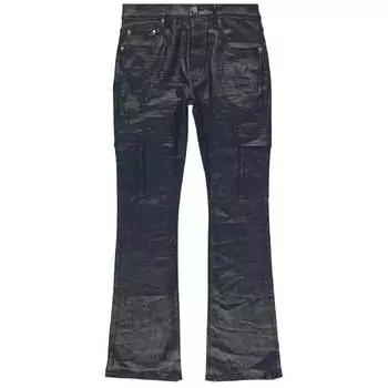 Джинсы клеш Purple Brand Cargo Flare, черный