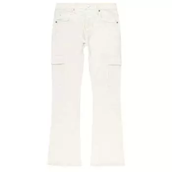 Джинсы клеш Purple Brand Flare Cargo, белый