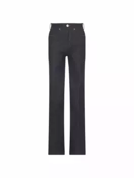 Джинсы клеш с логотипом AMI PARIS, тёмно-синий