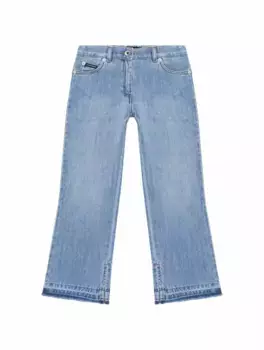 Джинсы клеш с логотипом Dolce&Gabbana, синий