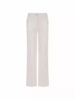 Джинсы клеш с логотипом Victoria Beckham, белый