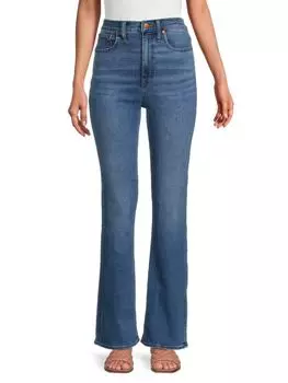Джинсы-клеш с потертостями Madewell, цвет Elevere Wash