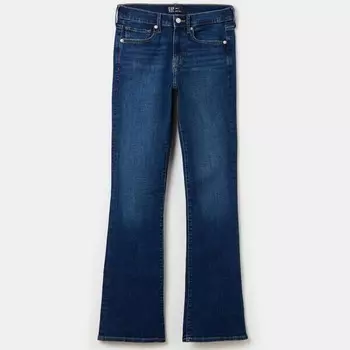 Джинсы клеш с высокой талией Gap, синий