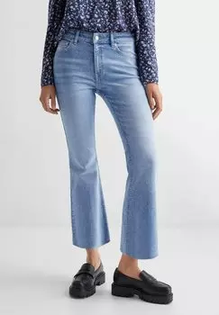 Джинсы-клеш Slim Fit Mango, цвет medium blue