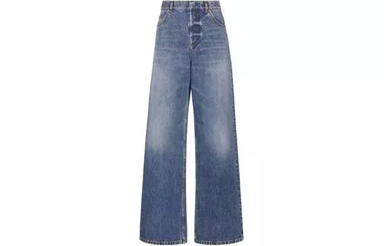 Джинсы-клеш женские Dior, синий