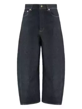 Джинсы-коконы на пуговицах Givenchy, синий