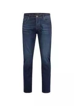 Джинсы комфортного кроя базовый образ свободный крой Indumentum, синий