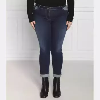 Джинсы комфортного кроя больших размеров Igor Persona By Marina Rinaldi, синий