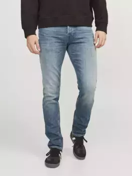 Джинсы комфортного кроя Jack & Jones "JJIMIKE JJBLADE JJ 116 SN", голубой