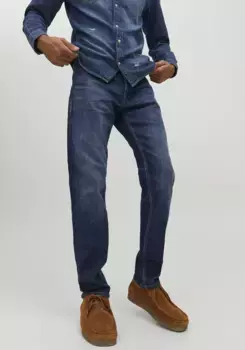 Джинсы комфортного кроя Jack & Jones "JJIMIKE JJORIGINAL CJ SN", синий