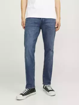 Джинсы комфортного кроя Jack & Jones "JJIMIKE JJORIGINAL SQ 223", с эффектом потертости, создающим эффект потертости, синий