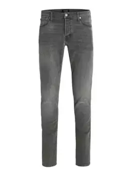 Джинсы комфортного кроя Jack & Jones "JJIMIKE JJORIGINAL SQ 223", с эффектом потертости, создающим эффект потертости, серый