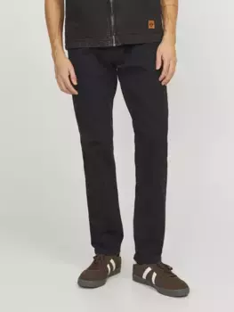 Джинсы комфортного кроя Jack & Jones "JJIMIKE JJORIGINAL SQ 223", с эффектом потертости, создающим эффект потертости, черный