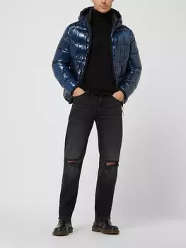 Джинсы комфортного кроя с стрейчем, модель «Майк» Jack & Jones, черный