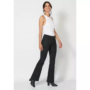 Джинсы Koroshi Flare, черный