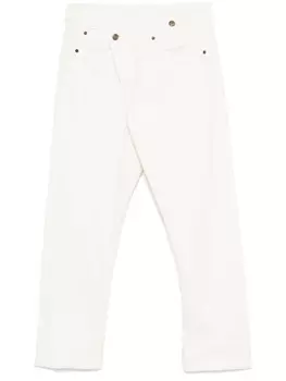 Джинсы-кроссоверы R13, белый