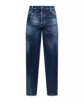Джинсы крутой парень Dsquared2, синий