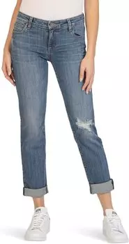 Джинсы KUT from the Kloth Catherine Mid-Rise Boyfriend in Clearly, цвет Clearly