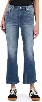 Джинсы KUT from the Kloth Kelsey High-Rise Fab Ab Ankle Flare Regular Hem in Miracles, цвет Miracles