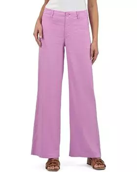 Джинсы KUT from the Kloth Meg - Linen Wide Leg Pants, цвет Soft Orchid