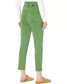 Джинсы KUT from the Kloth Rachael High-Rise Paper Bag Waist Crop in Grass, цвет Grass