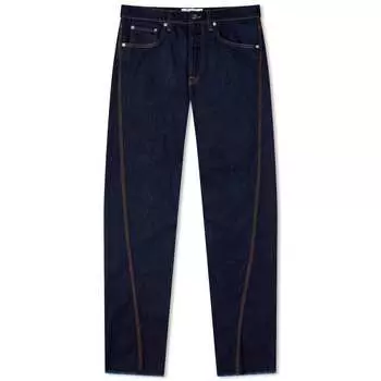 Джинсы Lanvin Twisted Denim Jeans, цвет Navy Blue