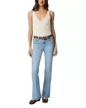 Джинсы Laurel Canyon High Rise Bootcut в потертостях In Tune PAIGE, синий
