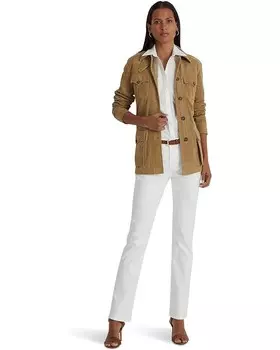 Джинсы LAUREN Ralph Lauren Slimming Premier Straight, белый