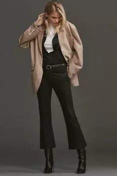 Джинсы Le Crop Flare расклешенные со средней посадкой, черный