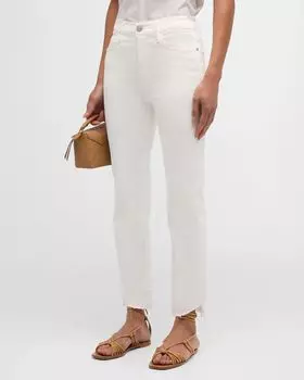 Джинсы Le High с прямым каскадным подолом FRAME, цвет Au Natural Clean