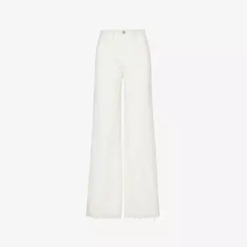 Джинсы Le Jane из эластичного денима с высокой посадкой и широкими штанинами Frame, цвет au natural clean