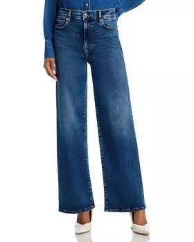 Джинсы Le Slim Palazzo High Rise Wide Leg в цвете Skywalk FRAME, синий