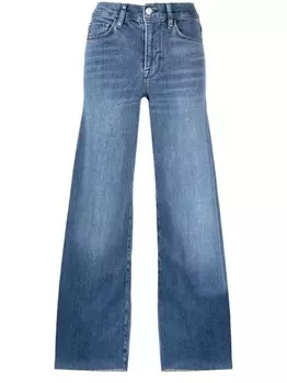 Джинсы Le Slim Palazzo широкого кроя FRAME, синий