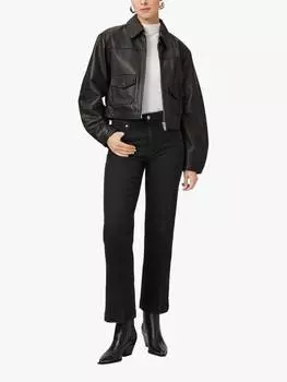 Джинсы leenah с широкими штанинами PAIGE, цвет Midnight Raven