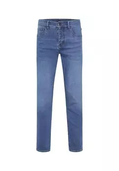 Джинсы легкой потертости POLO SYLT, голубой