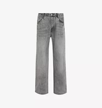 Джинсы Lenny свободного кроя с широкими штанинами Allsaints, серый
