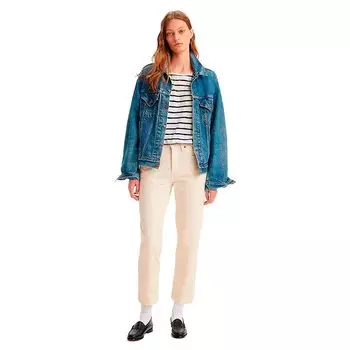 Джинсы Levi's 501 Crop, бежевый