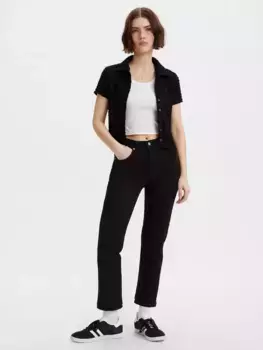 Джинсы Levi's 501 Cropped, цвет black sprout
